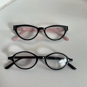 2 Pair Readers Eyeglasses - Power +2.00